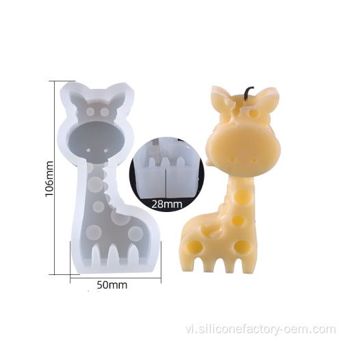 Owl nến trang trí thiết kế silicone